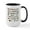 White/Black Inside, variant on CafePress - 49 Roosters Large Mug - 15 oz Ceramic Large White Novelty Mug