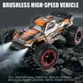 thumbnail image 4 of Remote Control Car, 1:14 4WD 2.4GHz Remote Control Truck 75km/h High-Speed Off-Road Vehicle Toy with Brushless Motor 3 Battery, 4 of 9