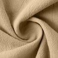 thumbnail image 5 of Linen Tops Women Peasant Blouse Summer Blouses For Women V Neck Oversized Linen Shirts For Women Linen Clothing For Women Cotton Boho Tops 3/4 Length Sleeve Flowy Tops For Women Khaki2 2XL, 5 of 8