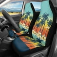 thumbnail image 2 of Jeiento Hawaii Car Front Seat Covers 2 PCS Coconut Tree Auto Seat Cover Protector Universal Fit for Most Cars,Truck,SUV,Van Interior Accessories Decoration, 2 of 7