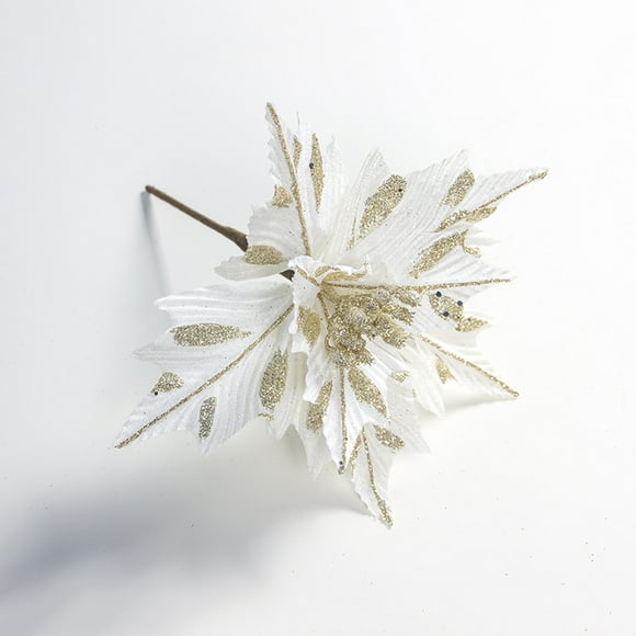 Qiopertar Clearing livraison gratuite Belle décoration artificielle fleurs artificielles décoration d'arbre de Noël Offre de moins de 5 $cette semaine