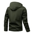 thumbnail image 3 of Mineart Men's Hooded Waterproof Softshell Jacket Zip Up Long Sleeve Windproof Coat, 3 of 4