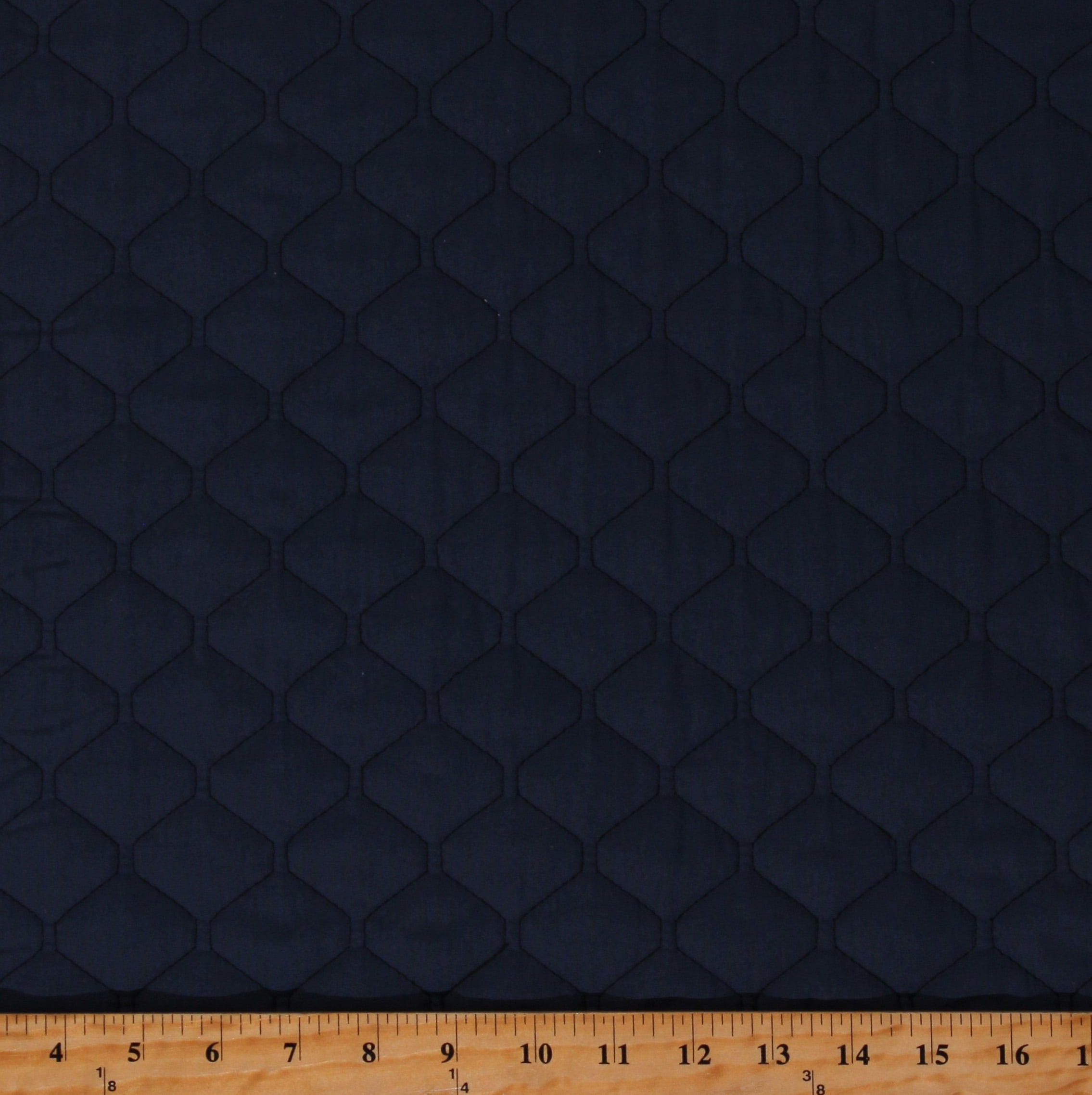 42" Single Face Navy Quilted Fabric by the Yard (262001)