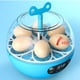 thumbnail image 1 of de huevos, automática de huevos para 6 huevos, escotillas de aves pequeñas Control automático de temperatura para incubar pollos Colco Incubadora automática de huevos, 1 of 8