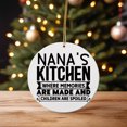 thumbnail image 2 of Nanas Kitchen Where Memories Are Made And Children Are Spoiled Magical Season Treasure For Gifts And Surprises Hanging Round Ornament, 2 of 4