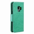 thumbnail image 2 of Allytech Galaxy S9 Case, Slim Fit PU Leather Folio Butterfly Embossed Shockproof Wrist Hand Strap Flip Cards Holder Wallet Case TPU Back Cover for Samsung Galaxy S9,Green, 2 of 8