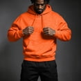 thumbnail image 2 of UDAUDU Mens Hoodie Fashion Long Sleeve Hoodies Casual Drawstring Fall Winter Workout Pullover Sweatshirt for Men with Pockets S, 2 of 9