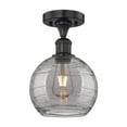 thumbnail image 7 of Innovations Lighting - Athens Deco Swirl - 1 Light Semi-Flush Mount In, 7 of 7