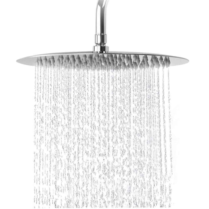 Luxury 10 inch Square Rainfall Shower Head Ultrathin Style Stainless Steel 