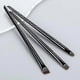 thumbnail image 1 of Ultra Slim Angled Eyebrow Brush for Precise Detailing, Foil Tip Makeup Tool for Brows and Under Eye, 2/5 Pieces, 1 of 5