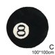 thumbnail image 1 of Alfombra flocada negra sencilla n.° 8 para sala de estar, sofá, mesa de centro, estudio, dormitorio, mesita de noche, antideslizante y resistente a la suciedad., 1 of 7