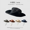 thumbnail image 2 of SikaFu Big Hat Rear Sun Fisherman Hat Female Summer Anti -Ultraviolet Sunscreen Sun Hat Fast Dry Travel Mountaineering Cap, 2 of 9