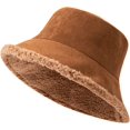 thumbnail image 6 of CoCopeaunts Bucket Hat for Women Fashion Winter Keep Warm Windproof Reversible Fisherman Hat Ladies Casual Autumn Basin Hat, 6 of 8