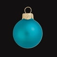 thumbnail image 2 of Whitehurst Matte Finish Glass Christmas Ball Ornament - 7" (180mm) - Teal Blue, 2 of 4