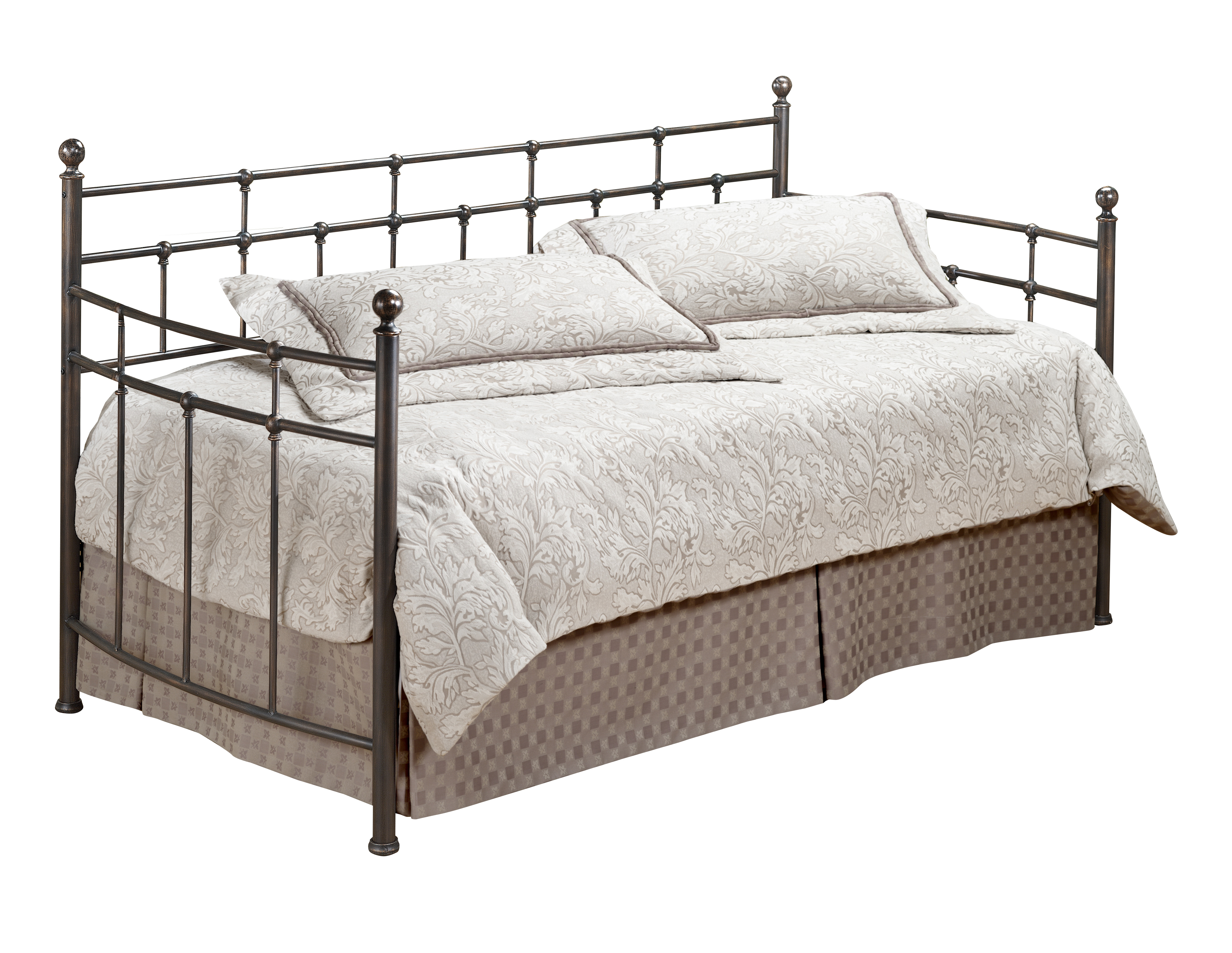 Hillsdale Furniture Providence Metal Twin Daybed, Antique Bronze