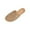 Gold, variant on HBGVBA Womens Beach Slippers Versatile Rhinestone Round Toe Mule Flat Sole Summer Casual Comfortable Shoes 37