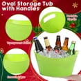 thumbnail image 3 of Contenedor de almacenamiento Norme ovalado para hielo de plástico 4.5L, 24 piezas, 3 of 7