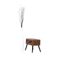 thumbnail image 6 of Leewadee White Wood Floor Vase - 34 inch Large Indoor Decorative Accent for Dried Flowers, 6 of 7