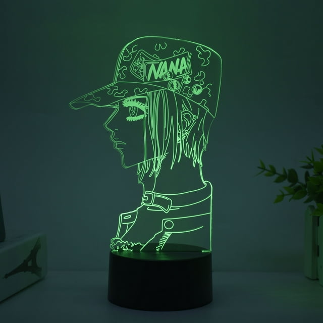 Luz nocturna LED 3D que cambia de color para niñeras