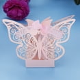 thumbnail image 3 of 100PCS Favor de la Boda Cajas de Chocolate de azúcar Mariposa Hueca Caja de Dulces Cajas de Regalo de Galletas para Bodas Suministros de Fiesta de cumplea?os Nupcial(Rosado) Ecomeon no, 3 of 6