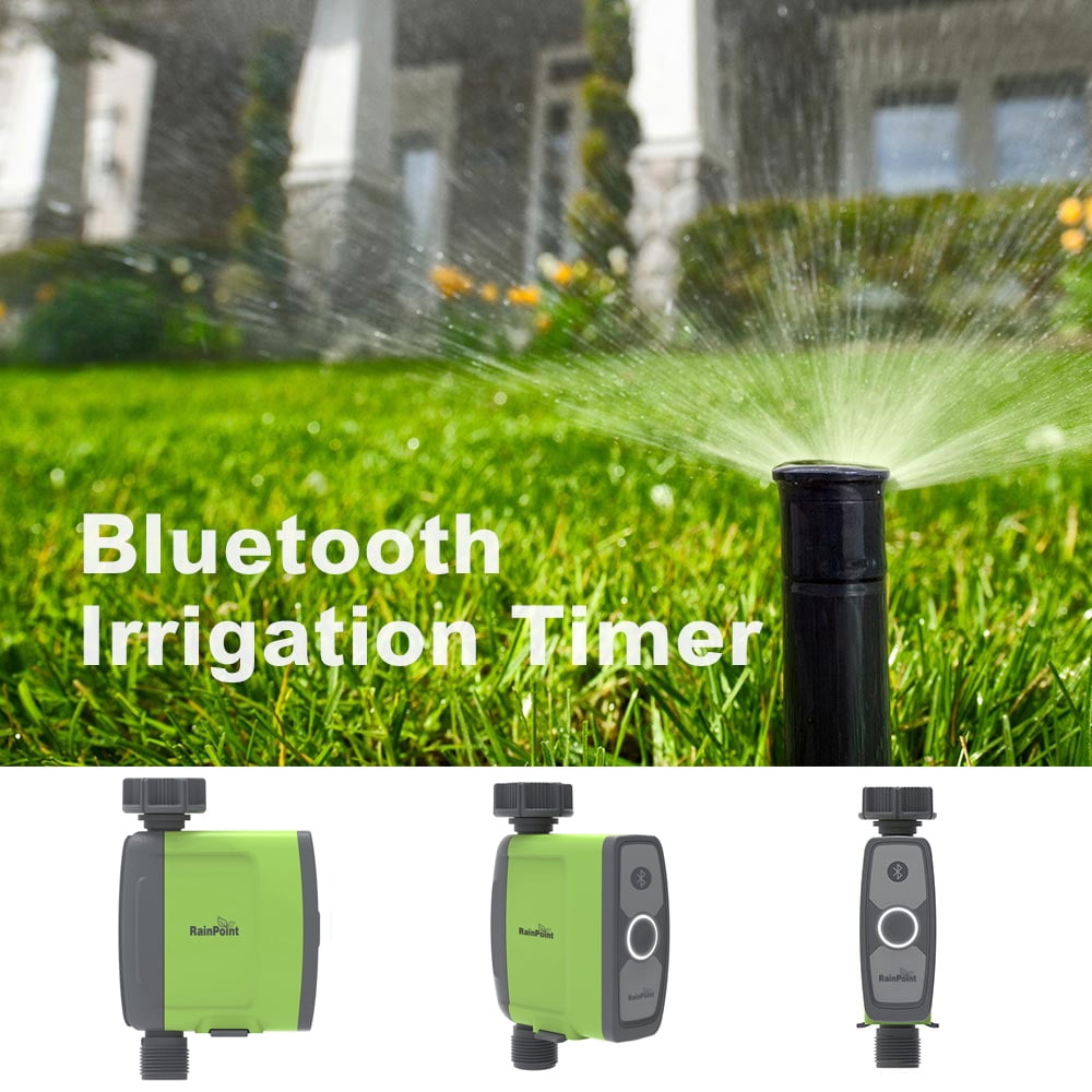 Automatic ON Off Irrigation Timer and one Key Irrigation Controller Lawns RAINPOINT Sprinkler Timer 1-Outlet Water Timer Hose Timer Garden Water Sprinklers for Outdoor Yard 