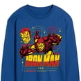 thumbnail image 3 of Marvel Iron Man - Tony Stark Armor Specs - Men's Long Sleeve Graphic T-Shirt, 3 of 5