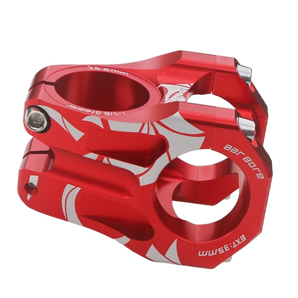 Barra de Manillar DYNWAVEMX 31,8mm Vástago Corto de Aleación de Aluminio Rojo