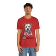 thumbnail image 4 of Patriotic Dogs 4 Of July Independence Day America Jersey Short Sleeve Tee, 4 of 12