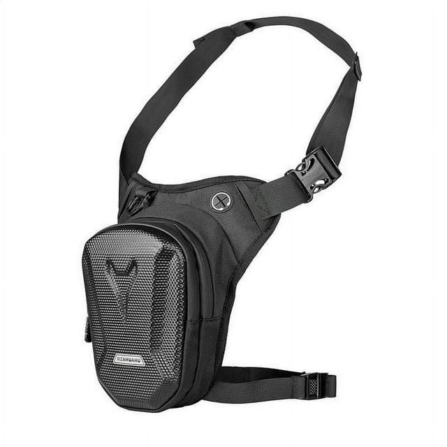 LEEYNEER Sac de Jambe Moto Sac de Taille Tombante - Grande Capacité avec Trou USB Sac Banane Tactique Druable et Imperméable Sac de Rangement Multi-Poches pour Cyclisme Randonnée Escalade Hommes
