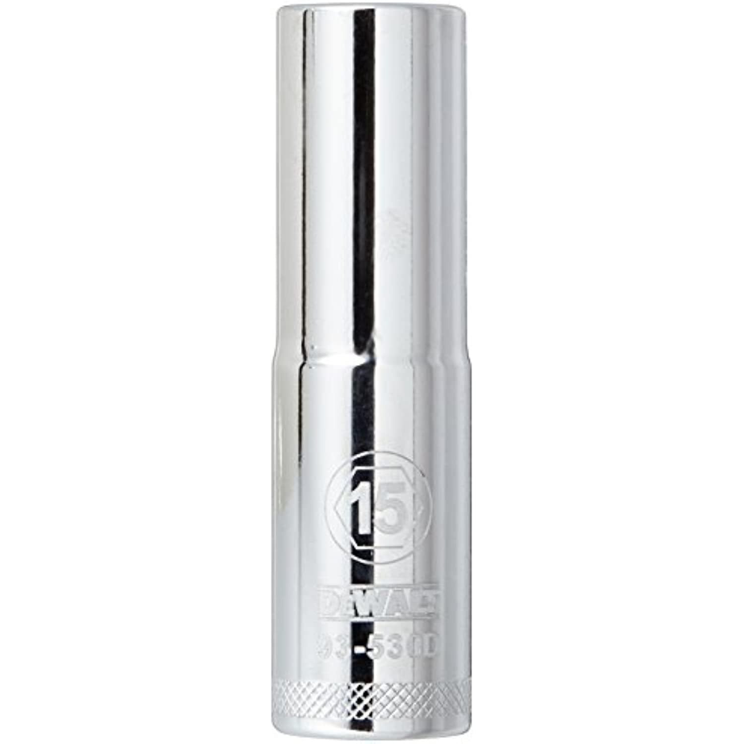 Stanley Consumer Tools 227850 0.5 in. Drive, 15 mm 6 Point Polished Chrome Vanadium Steel Socket