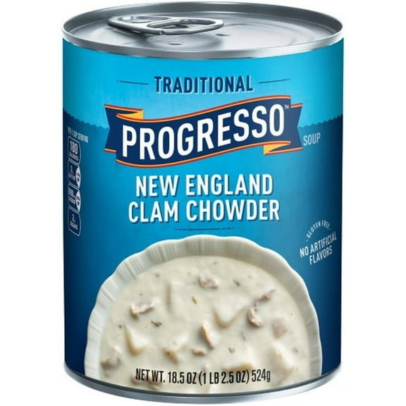 Progresso Traditional Soup, New England Clam Chowder (Pack of 16)