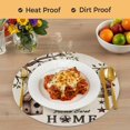 thumbnail image 4 of Sweet Home Round 13 Inch Placemats Set of 4, Western Stars Bird Houses Farmhouse Retro HeatResistant Non Slip Place Mats for Dining Table, Wipeable Braided Kitchen Table Mats for Housewarming, 4 of 9