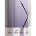 thumbnail image 6 of Ice Hockey Sheer Curtains for Living Room Bedroom, Winter Sports Light Purple Gradients Light Filtering Sheer Curtains, Rod Pocket Voile Window Drapes, 2 Panels Set 52"x 54", 6 of 7