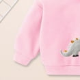 thumbnail image 7 of Ccpelsie Toddler Baby Boys Hooded Sweatshirt Fleece Pullover Long Sleeve Casual Hoodies Fall Winter Clothes for Kids(Pink,2-3 Years), 7 of 7
