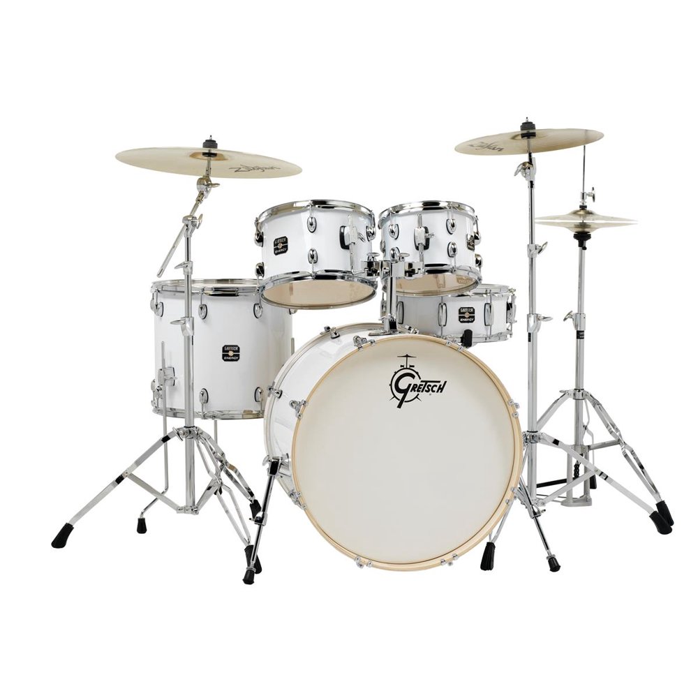 Gretsch Energy 5Piece Kit with Full Hardware Package & Zildjian