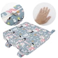 thumbnail image 5 of Dznils Toddler Booster Seat for Dining Table, with Safety Buckles, Non-Slip Bottom, Gray Bear, 5 of 13