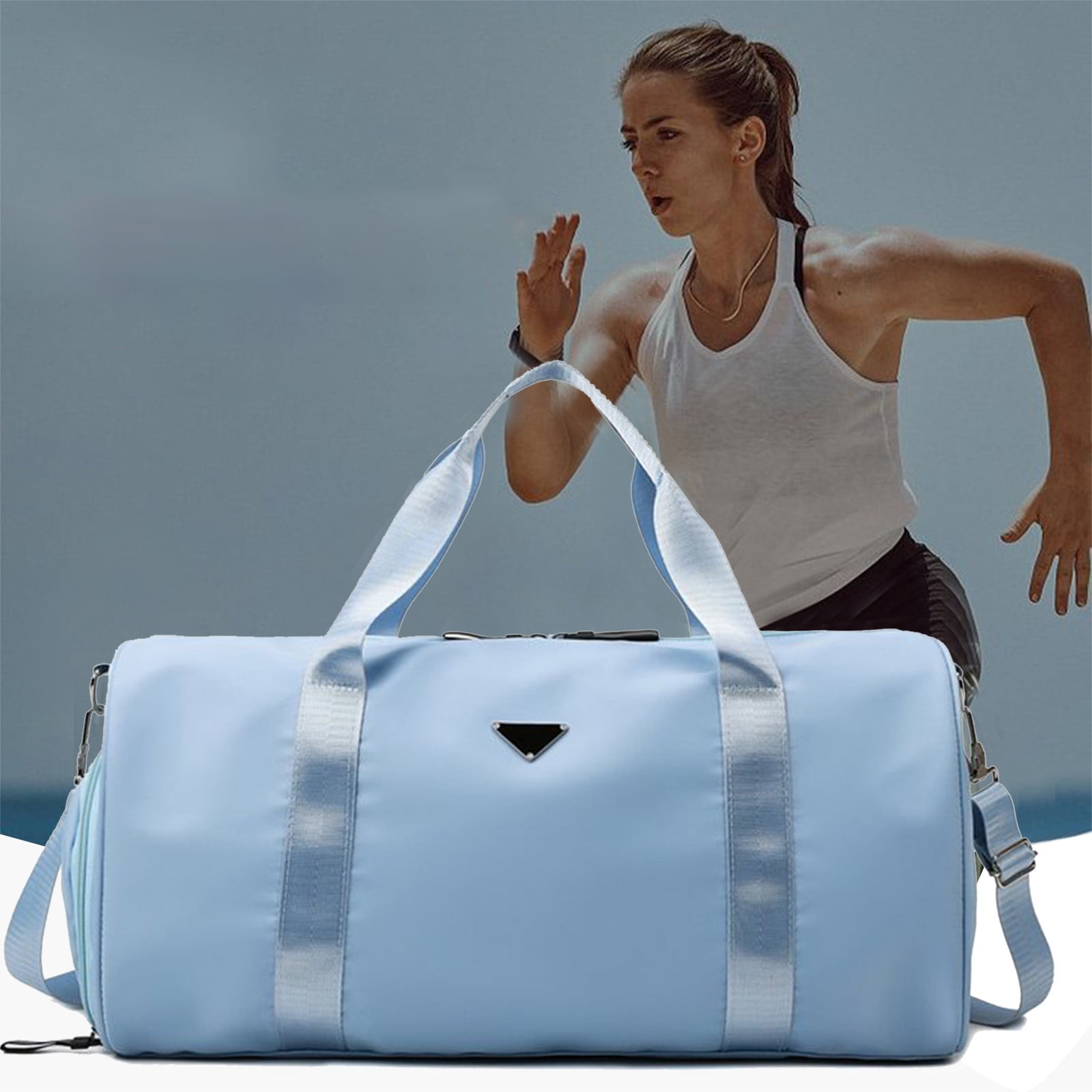 BALEINE Gym Bag for Women and Men, Duffel Bag for Sports, Gyms and Weekend  Getaway, Waterproof Dufflebag with Shoe and Wet Clothes Compartments
