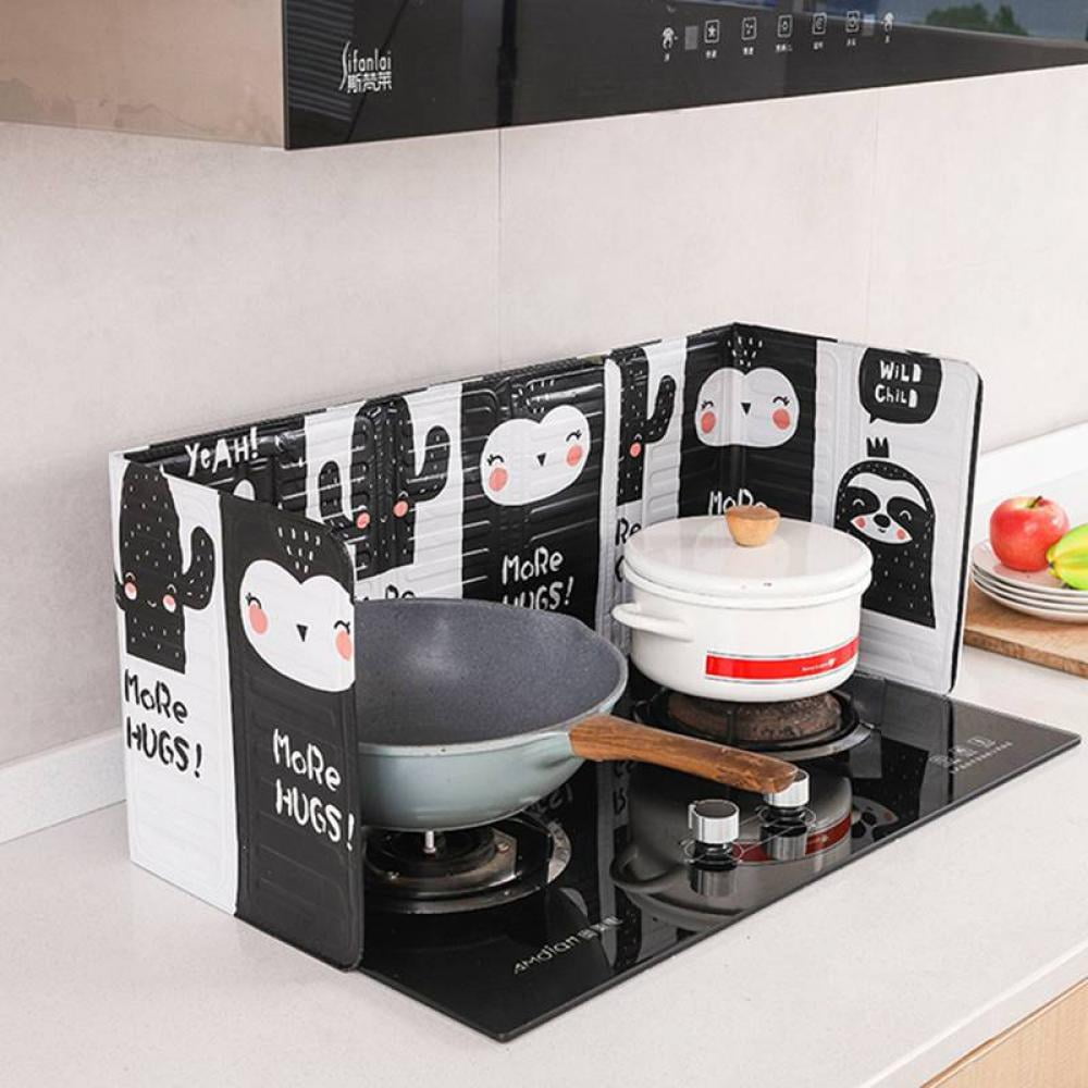 Anti Splatter Shield Guard Kitchen Cooking Frying Pan Oil Splash Screen Cover Anti Splatter Guard 84 x 32.5cm Adorable Quality and Durablereliable 