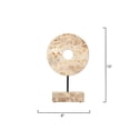 thumbnail image 3 of Jamie Young Co Soleil Marble Decorative Stand Cream, 3 of 5