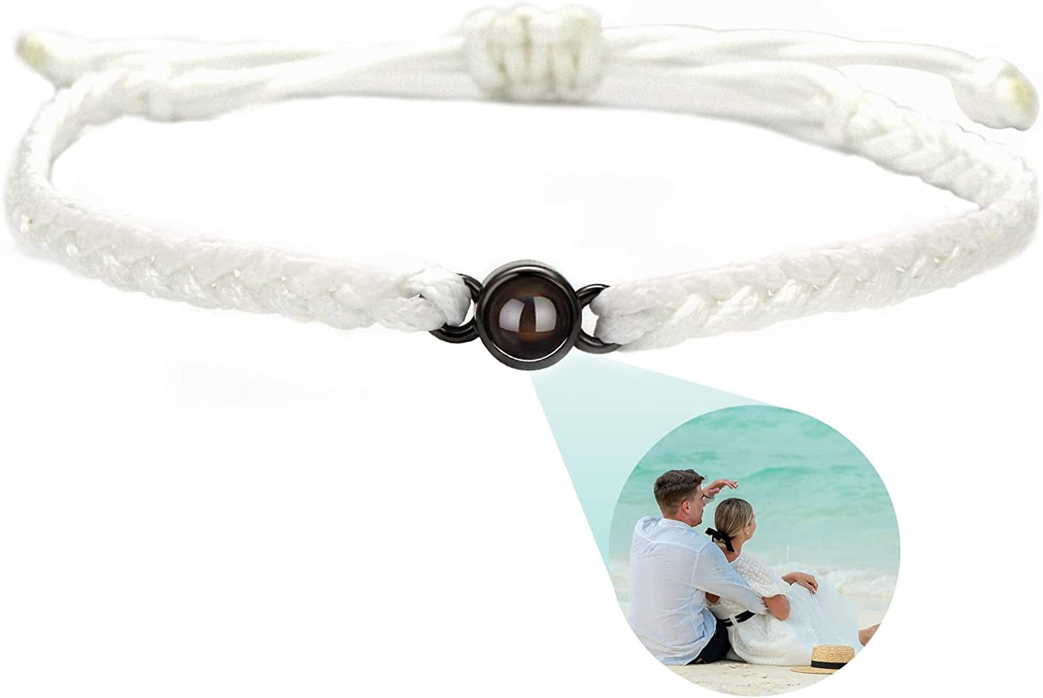 MODUO Custom Bracelets with Picture inside, Customized Projection Bracelets with Photos, Picture