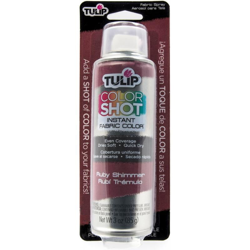 Tulip Colorshot Instant Fabric Color Spray 3ozruby Shimmer