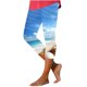 thumbnail image 1 of Pantalones de Yoga de Verano para Mujeres Ligeros de Alta Cintura de Impresión Capris, Pantalones de Gimnasio Y Entrenamiento de Ajuste Delgado con Cintura Elástica para Yoga, Correr, 1 of 5