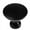 Black - Round Flat, variant on Ilyapa Flat Black Kitchen Cabinet Knobs - Round Drawer Handles - 25 Pack of Kitchen Cabinet Hardware