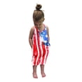 thumbnail image 2 of Qopobobo Fourth July Baby Outfit Toddler Girls Dresses Sleeveless Back Bowknot Dress Baby Girl Summer Clothes Kids Birthday Party Sundress 1-7 Years Red,2-3 Years, 2 of 4