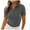 Grey, variant on Womens Summer Tops Work Shirts Women Construction Thanksgiving Scrub Tops Women Tee Long Sleeve Sleeveless Denim Shirt Fit Short Warm Hiking Shirt Tunic Tees Casual Blouse for V Neck S