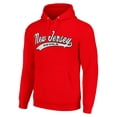 thumbnail image 2 of Men's Starter Red New Jersey Devils Tailsweep Fleece Tri-Blend Pullover Hoodie, 2 of 3