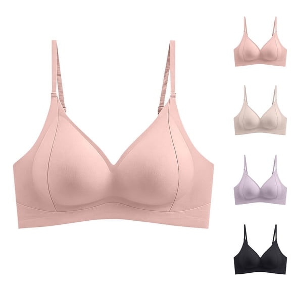 OVAFBAU Maternity Nursing Bras for Breastfeeding Wirefree Push Up Breathable Jelly Comfortable Daily Nursing Maternity Underwears
