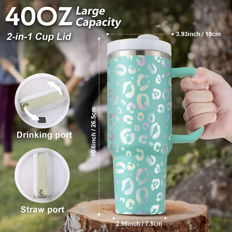 Upgraded 40oz Travel Coffee Mugs with Handle