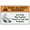 Warning Sign 3, variant on Food Allergy Warning Peanut Or Tree Nut Sign 8"x12" Aluminum Sign Reflective - Uv Protected, Waterproof, Weatherproof And Fade Resistant - 4Pre-Drilled Holes