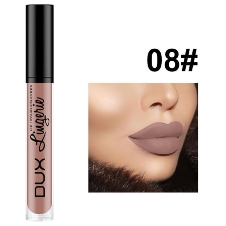 Matte Liquid Lipstick Pen, WIIKWEEK Nude Colors Lip , Long Lasting Velvet Lip, Gift Packaged Lipstick